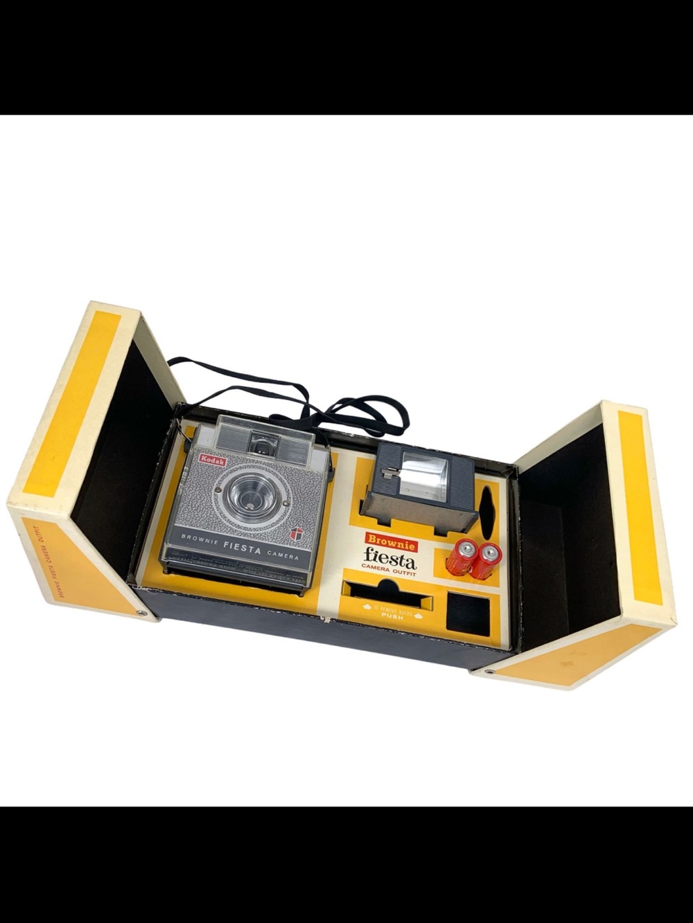 Kodak Brownie Fiesta Camera Kit - Yellow & Black